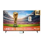 HISENSE - Televisor 70 4K UHD Smart Tv 70A6NV