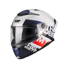 MT HELMETS - Casco integral MT Thunder 4 SV Waves A17 Brillo
