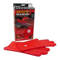 GENERICO - Guantes De Cocina De Silicona Resistente al Calor Protección Para Horno y Parrilla