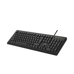 GENIUS - Teclado Alámbrico Usb Kb-113 Negro Con Letra Ñ