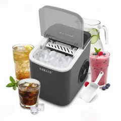 GENERICO - Máquina para Hielo Portátil SOKANY IceFast 6 Minutos