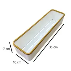 GENERICO - Estante Organizador Adhesivo Ajustable Multiuso 35x7x5cm