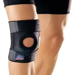 CHINA GLAZE - Rodillera Articulada Reforzada Con Neopreno Negro Ajustable