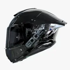 EDGE HELMETS - CASCO EDGE SHANGHAI CERTIFICADO ECE2206 NEGRO BRILLO