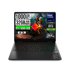 HP - PORTATIL OMEN 16 CORE ULTRA 7 255H RTX5060 8GB SSD 1TB RAM 32GB 16" 2K IPS