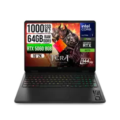 HP - PORTATIL OMEN 16 CORE ULTRA 7 255H RTX5060 8GB SSD 1TB RAM 64GB 16" 2K IPS
