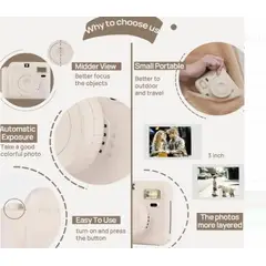 GENERICO - Camara instantanea mini portable