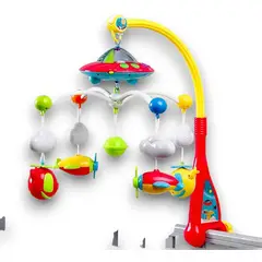 GENERICO - Móvil Bebe Musical Luces Control Remoto Unisex Juguete Cuna