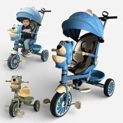 BRITOCHET - Triciclo Paseador Giratorio 360° Llgoma AReclinable Ref K305a