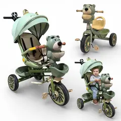 BRITOCHET - Triciclo Paseador Giratorio 360° Llgoma AReclinable Ref K305a