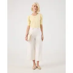 PAT PRIMO - Pantalón Para Mujer Moda Marca Patprimo Blanco #30072037