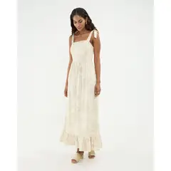 PATPRIMO - Vestido De Mujer M/Sisa Largo Color Crema #30171038