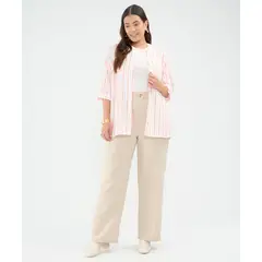 PATPRIMO - Pantalon Para Mujer Marca En Color Beige #14070692