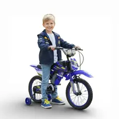 BRITOCHET - Bicicleta Bicimoto Niño Rin 16 Sonido Real 4 A 9 Años Ref Sm-0016