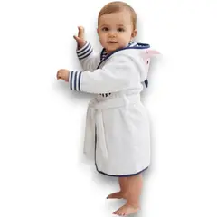 GENERICO - Toalla Bebe Bata Baño Con Capucha Niños Niñas Infantil Suave