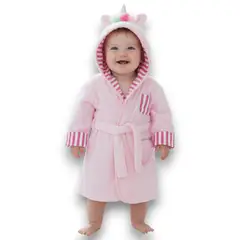 GENERICO - Toalla Bebe Bata Baño Con Capucha Niños Niñas Infantil Suave