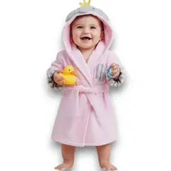 GENERICO - Toalla Bebe Bata Baño Con Capucha Niños Niñas Infantil Suave