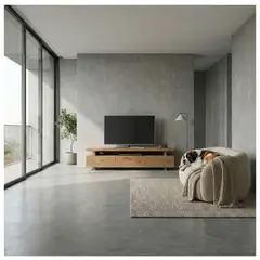 22 GRADOS DECORACION - Consola Tv Sharifa Roble y Metal 180cm x 40cm