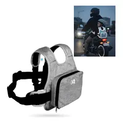 GENERICO - Cinturon De Seguridad Morral Reflectivo Para Niños Moto Bici
