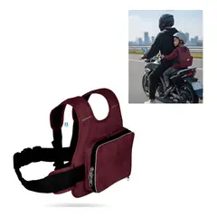GENERICO - Cinturon De Seguridad Morral Reflectivo Para Niños Moto Bici