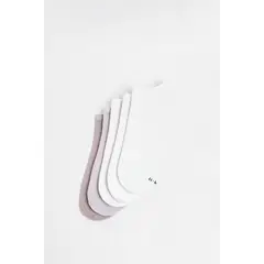 KOAJ - Paquete X5 de medias tobilleras unicolores con texturas Mujer