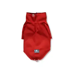 WAWAW - Chaqueta M cortavientos lona roja forro rojo