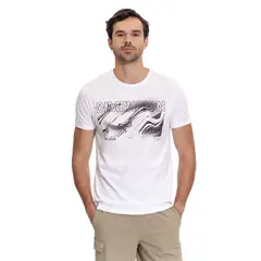 TOTTO - Camiseta Estampada Atena Blanco Hombre Para