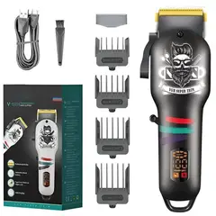 VGR - Maquina Cortadora De Cabello Profesional Patillera - Negra