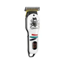 VGR - Maquina Cortadora De Cabello Profesional Patillera - Blanco