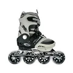 CANARIAM - Patines En Linea Semiprofesionales Speed Bolt M 33 Ajustables a 36 Negro