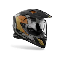 AIROH - Casco Dual Bandit Horn Oro Mate