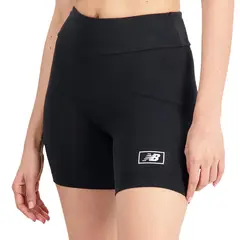 NEW BALANCE - Pantaloneta Original Spandex Fitted Negro Mujer