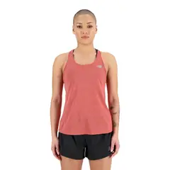 NEW BALANCE - Camisa Deportiva Original Impact Run Rojo Mujer
