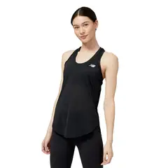 NEW BALANCE - Camisa Deportiva Original Accelerate Negro Mujer