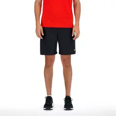 NEW BALANCE - Pantaloneta Deportiva Original Negro Para Hombre