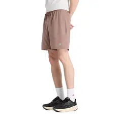NEW BALANCE - Pantaloneta Deportiva Original Café Para Hombre