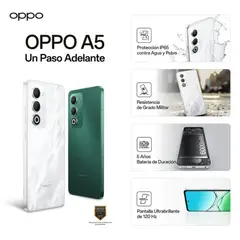 OPPO - Celular A5 4G 4GB 256GB Verde