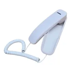 LEBOSS - Teléfono Fijo Citófono Mute Redial LEBOSS-B633 Color Blanco