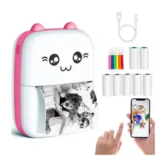 GENERICO - Mini Impresora Térmica Portátil Inalámbrica Para Celular