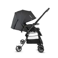 BEBESIT - Coche Reversible para Bebé Golf Negro Plegado compacto