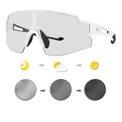ROCKBROS - Gafas Fotocromáticas Filtro Uv400 Ciclismo Mtb Moto