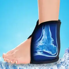 CHINA GLAZE - Bolsa De Hielo Para Tobillos Y Pies Lesionados Tobillera Negro Unica