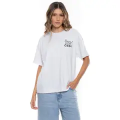 COLOR BLUE - Camiseta Manga Corta Con Estampado Punto Corazón
