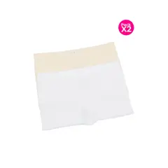 LILI PINK - Panty tipo bóxer para niña tecnologia seamless paquete x2