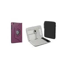 GENERICO - Forro funda Estuche Giratorio 360 para Honor pad x8a + funda morado
