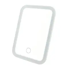 HOME - ESPEJO CON LUZ LED RECARGABLE PORTABLE