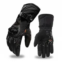 SUOMY - Guantes 100% Impermeable Negro Térmicos Tres capas palma antideslizante