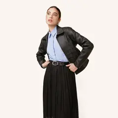 MARIO HERNANDEZ - Chaqueta Opalo Negro Jaspeado Portugal