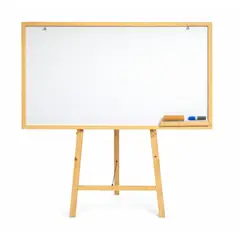 GENERICO - Papelógrafo Tablero Acrílico Con Caballete De Madera Oficina