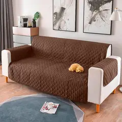 CLEAR - Protector Sofá Grueso Forro 3 Puestos Doble Faz